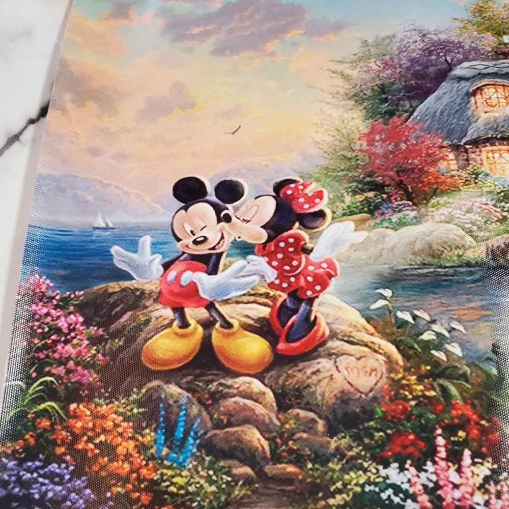 Disney Mickey and Minnie Sweetheart Cove Print by Thomas Kinkade